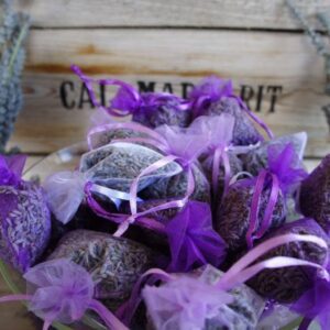 Saquito flores lavanda Eco
